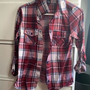 Plaid button up